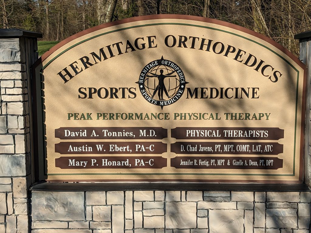 Hermitage Orthopedics and Sports Medicine exterior sign